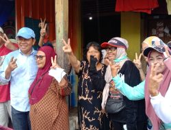 MZ berBAKTI Tak Kenal Lelah Menyapa Masyarakat Walau Diguyur Hujan