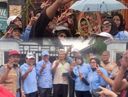 Blusukan MZ berBAKTI Di KM 4 Diguyur Hujan