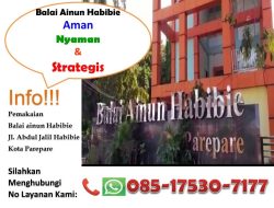 Balai Ainun Dibuka Untuk Umum Dan Pengantin