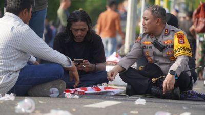 Kapolres Parepare Apresiasi Aksi Damai Berjalan Tertib