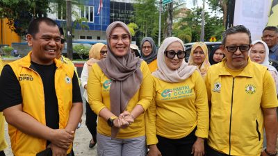 Bupati Barru Meninjau Pelaksanaan Pasar Murah Partai Golkar