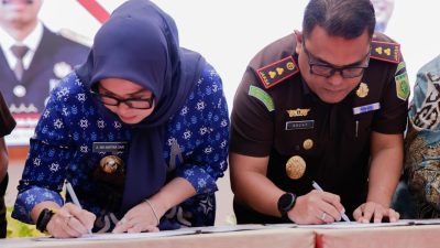 Bupati Barru Bersama Kajari Tandatangan MoU PKS