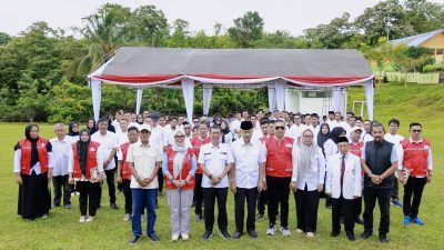 Pelantikan Pengurus PMI Tingkat Kecamatan Berlangsung di Monumen Pacekke