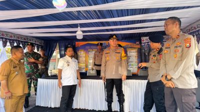 Walikota dan Kapolres Tinjau Pos Pengamanan Nataru