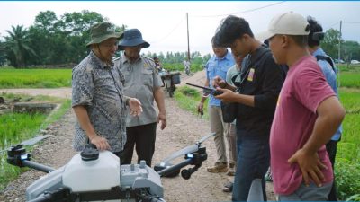 Drone Kirim Data Pertanian Secara Real-Time