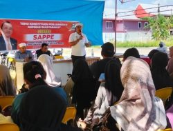 Sappe Tekankan Pentingnya Dukungan Peningkatan Ekonomi Masyarakat
