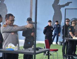 Kapolda Lampung Ikut Latihan Menembak Di Mako Brimob