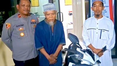 Polsek Palas Serahkan Motor Kepemilikannya