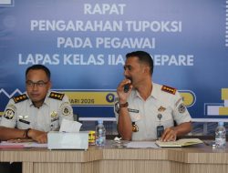 Lapas Parepare Laksanakan Rapat Pengarahan Tupoksi Pegawai