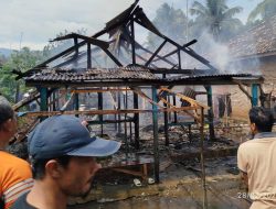 Satu Rumah Warga Belambangan Hangus Terbakar