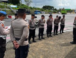 Polres Lampung Selatan Terjunkan 257 Personilnya Antisipasi Gangguan Kamtibmas