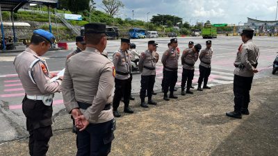 Polres Lampung Selatan Terjunkan 257 Personilnya Antisipasi Gangguan Kamtibmas