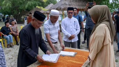 Bupati Barru Saksikan Penandatanganan Kesepakatan Ahli Waris dan Kades