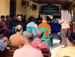 Polsek Sidomulyo Luncurkan Sabuk Kamtibmas