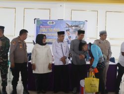 Resmi Diberangkatkan 387 Jamaah Haji Pinrang Siap “Putihkan” Tanah Suci.