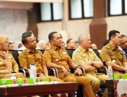 Bupati Hadiri Rakor Pemda dan Pusat di Ruang Pola Gubernur