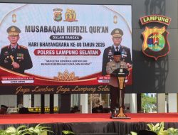 Polres Lampung Selatan Gelar MHQ Sambut Hari Bhayangkara ke-80