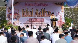 Kapolda Serahkan Puluhan Hewan Kurban