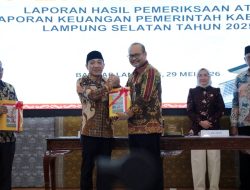 Lampung Selatan Kembali Pertahankan Opini WTP ke-10 dari BPK