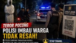 Polda Lampung Minta Warga Tak Resah Teror Pocong