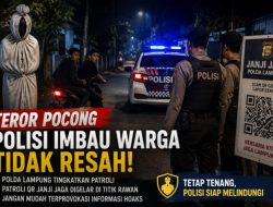 Polda Lampung Minta Warga Tak Resah Teror Pocong