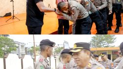 Tuntas Masa Latja Kapolres Pinrang Lepas Siswa SPN Polda Sulsel dengan Pesan Disiplin