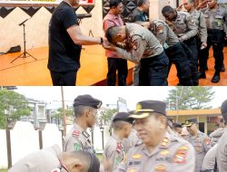 Tuntas Masa Latja Kapolres Pinrang Lepas Siswa SPN Polda Sulsel dengan Pesan Disiplin