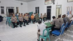Korbinmas Baharkam Polri Cek Pos Kamling di Desa Bali Nuraga