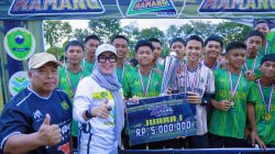 Bupati Tutup Liga Ramang U-17 Di Lapangan Sumpang Binangae