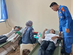 Sat Polair Polres Lampung Selatan Gelar Khitan Massal dan Donor Darah di Pesisir