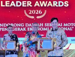 Bupati Radityo Egi Raih Top Regional Leader Awards 2026