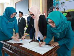 Bupati Lantik Pengurus TP PKK Kecamatan dan Kelurahan