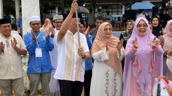 Ribuan Warga Padati Lapangan Lasinrang Bupati Pinrang Lepas Pawai Ta’aruf 1 Muharram 1448 H