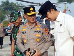 Kapolda Lampung Disambut Langsung Bupati Radityo Egi Pratama