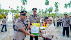 Sambut Hari Bhayangkara ke-80 Kapolres Pinrang Pimpin Ziarah Khidmat dan Bagi Bansos di TMP Palia