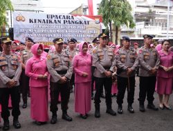 88 Personel Polres Parepare Resmi Naik Pangkat
