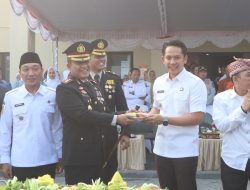 Bupati Dapat Potongan Tumpeng di HUT ke-80 Bhayangkara