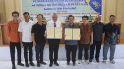 Pacu Produktivitas Lumbung Pangan Bupati Pinrang Resmikan Inovasi Pertanian Berbasis AI Drone
