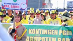 Bupati Hadiri Pembukaan Porseni PGRI di Sidrap