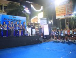 Kapolda Lampung Buka dan Lepas Ribuan Peserta Bhayangkara Run