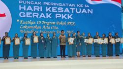 TP PKK Raih Penghargaan Nasional Imunisasi Zero Dose