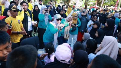 Ratusan Peserta Ikut Jalan Santai Harkopnas