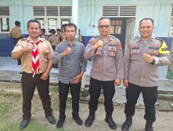 Polisi Bekali Pelajar Pulau Sebesi Lawan Narkoba dan Bullying