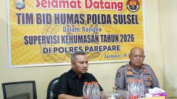Humas Polres Parepare Dapat Evaluasi dan Monitoring
