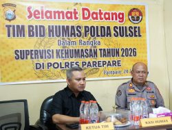 Humas Polres Parepare Dapat Evaluasi dan Monitoring