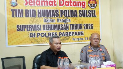 Humas Polres Parepare Dapat Evaluasi dan Monitoring