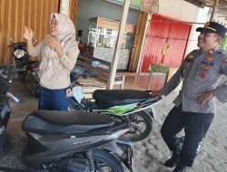 Polisi Antar Langsung Motor Curian ke Warung Korban