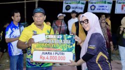 Bupati Tutup Turnamen Bola Voli Ta’Kajuara di Sepee
