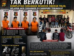 Delapan Aksi Curanmor di Candipuro Terungkap