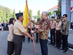 Jadi Duta Daerah di Cibubur Bupati Pinrang Minta Kontingen Pramuka Jaga Nama Baik Pinrang
